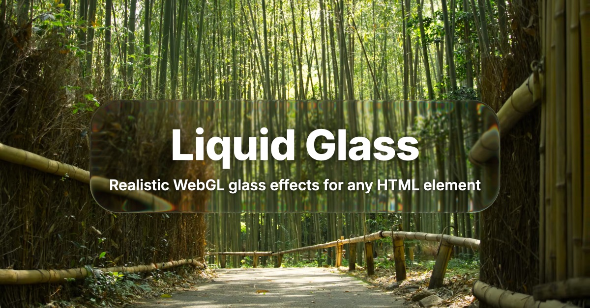 LiquidGlass Banner